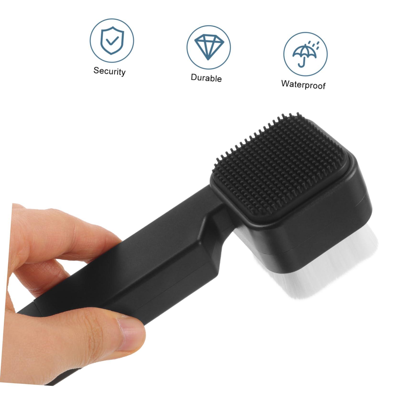 HAPINARY HAPINARY Handheld Facial Wash Brush Double Sided Silicone Scrubber for Men's Facial Care