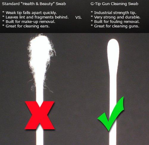 G-Tip Gun Cleaning Swabs G-Tip Gun Cleaning Swabs 3\" Wood - Pack of 500