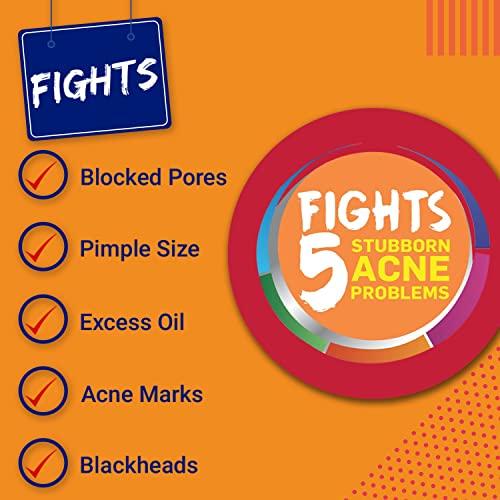 Clearasil Clearasil Stubborn Acne Control 5in1 Spot Treatment Cream, Maximum Strength, Benzoyl Peroxide Acne Medication, Fights Blocked Pores, Pimple Size, Excess Oil, Acne Marks & Blackheads, 1 oz (Pack of 12)