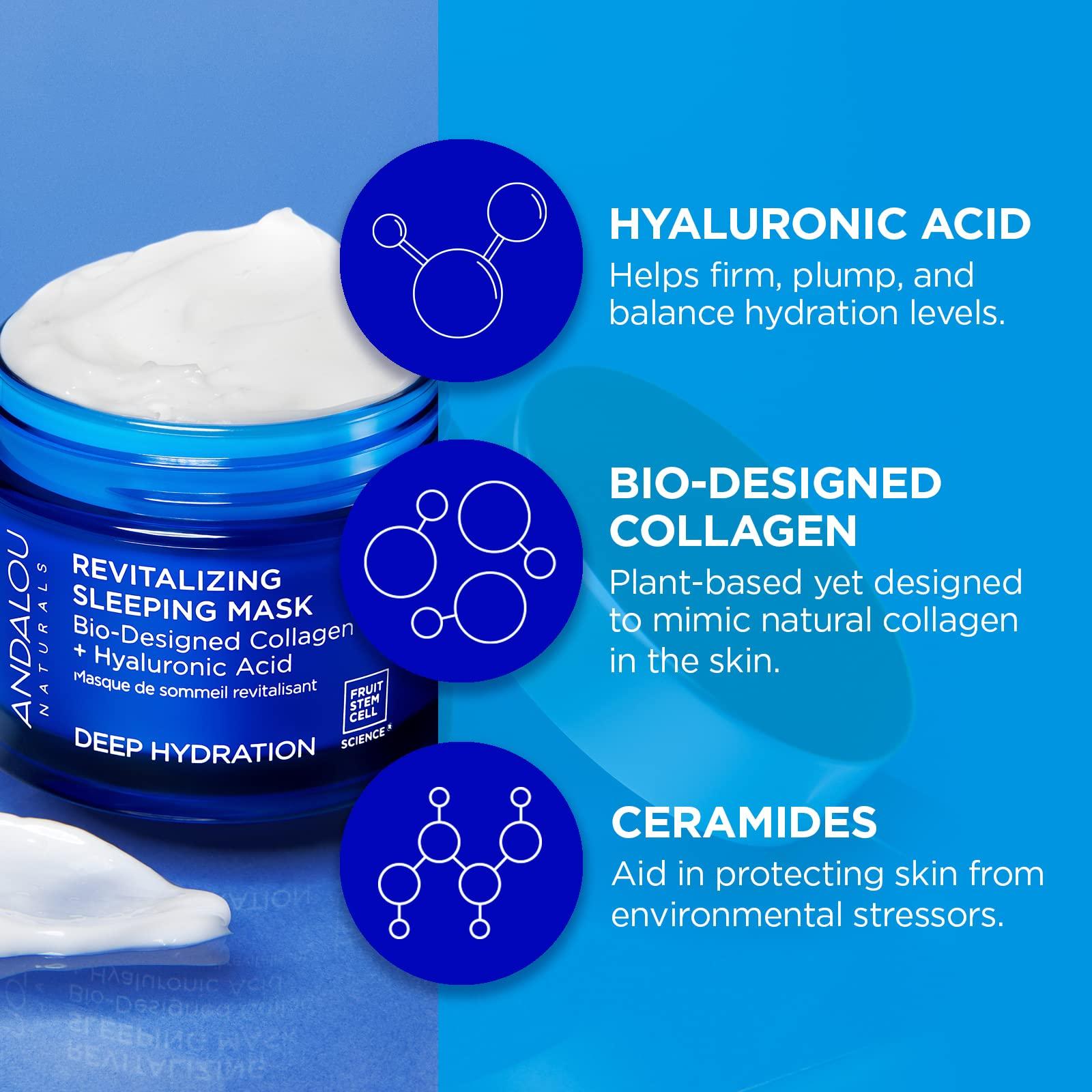 Andalou Naturals Andalou Naturals DEEP HYDRATION Revitalizing Sleeping Mask (Pack of 2)