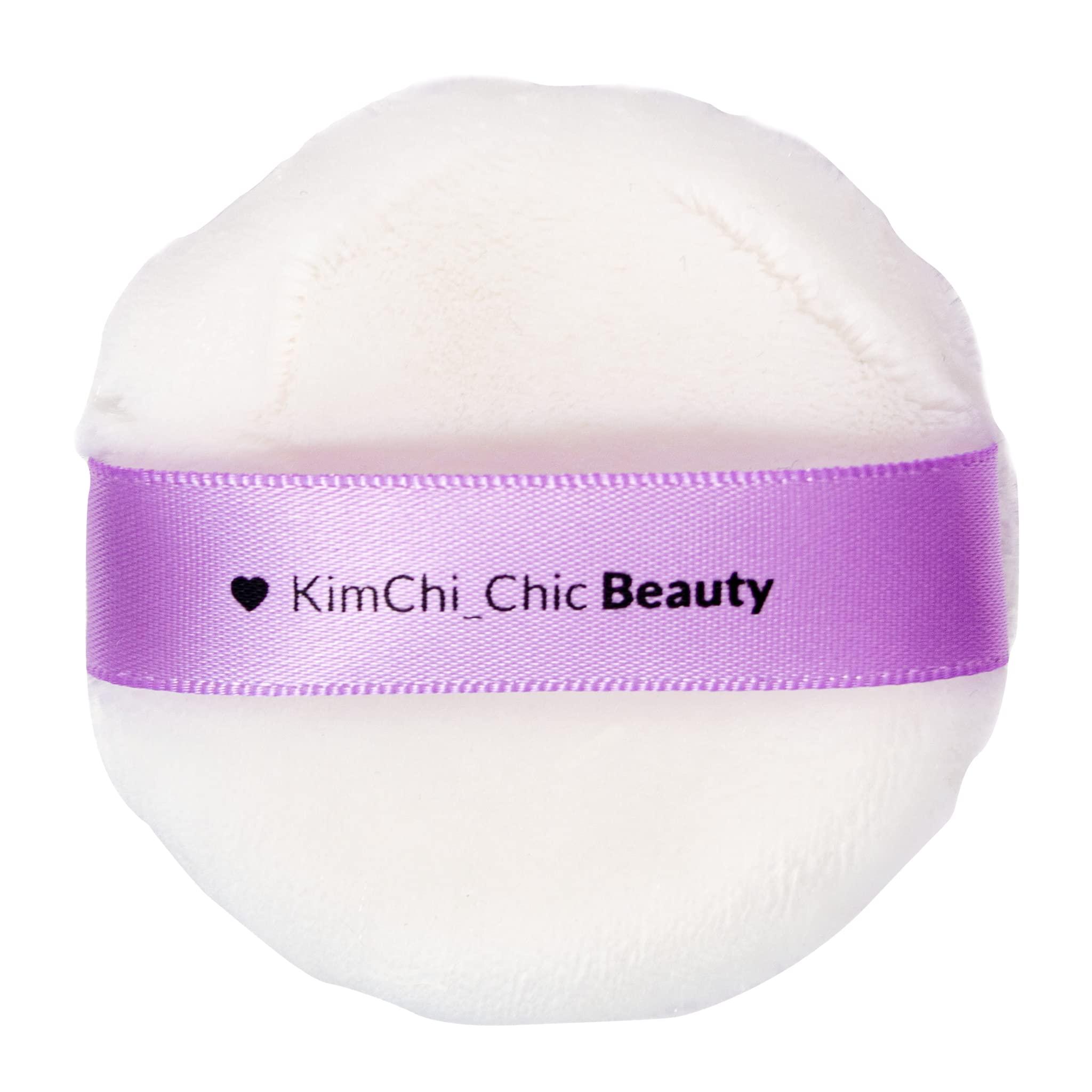 Kimchi Chic Kimchi Chic Beauty Puff Puff Pass Set and Bake Powder, Loose Face Powder with Extra Fluffy Setting Powder Puff, Soft Brown Face Makeup for Uneven Skin Tone, 08 Chocolate