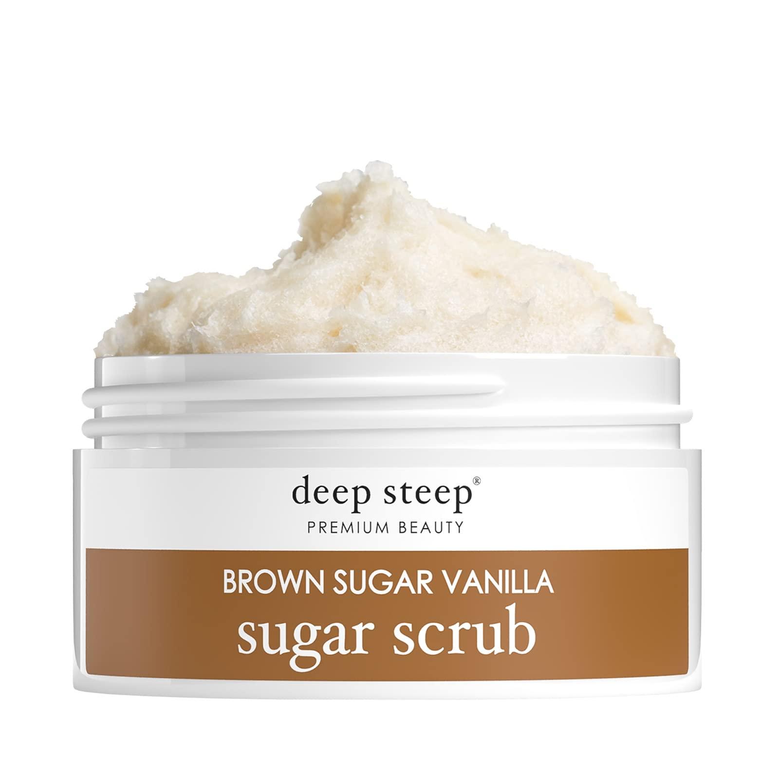 Deep Steep DEEP STEEP Brown Sugar Vanilla Sugar Scrub, 8 OZ