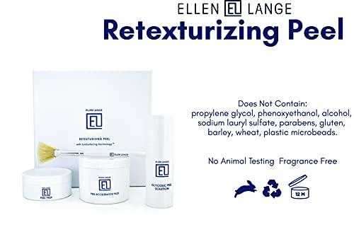 Ellen Lange Ellen Lange Retexturizing Skin Peel Kit - At Home Glycolic Chemical Facial Treatment