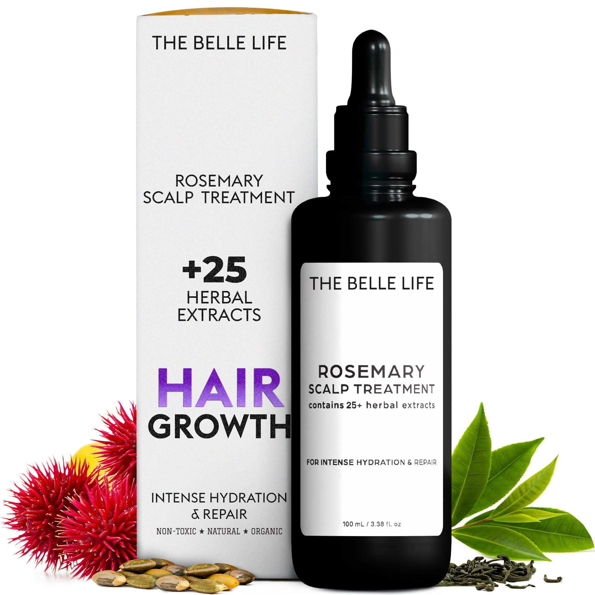 Sebastian Diaz Rosemary Hair Oil Scalp Treatment inspired by THE INNATE LIFE, 100ml 3.4 fl oz Nourishes and Supports Fuller-Looking Hair with Organic Rosemary Oil