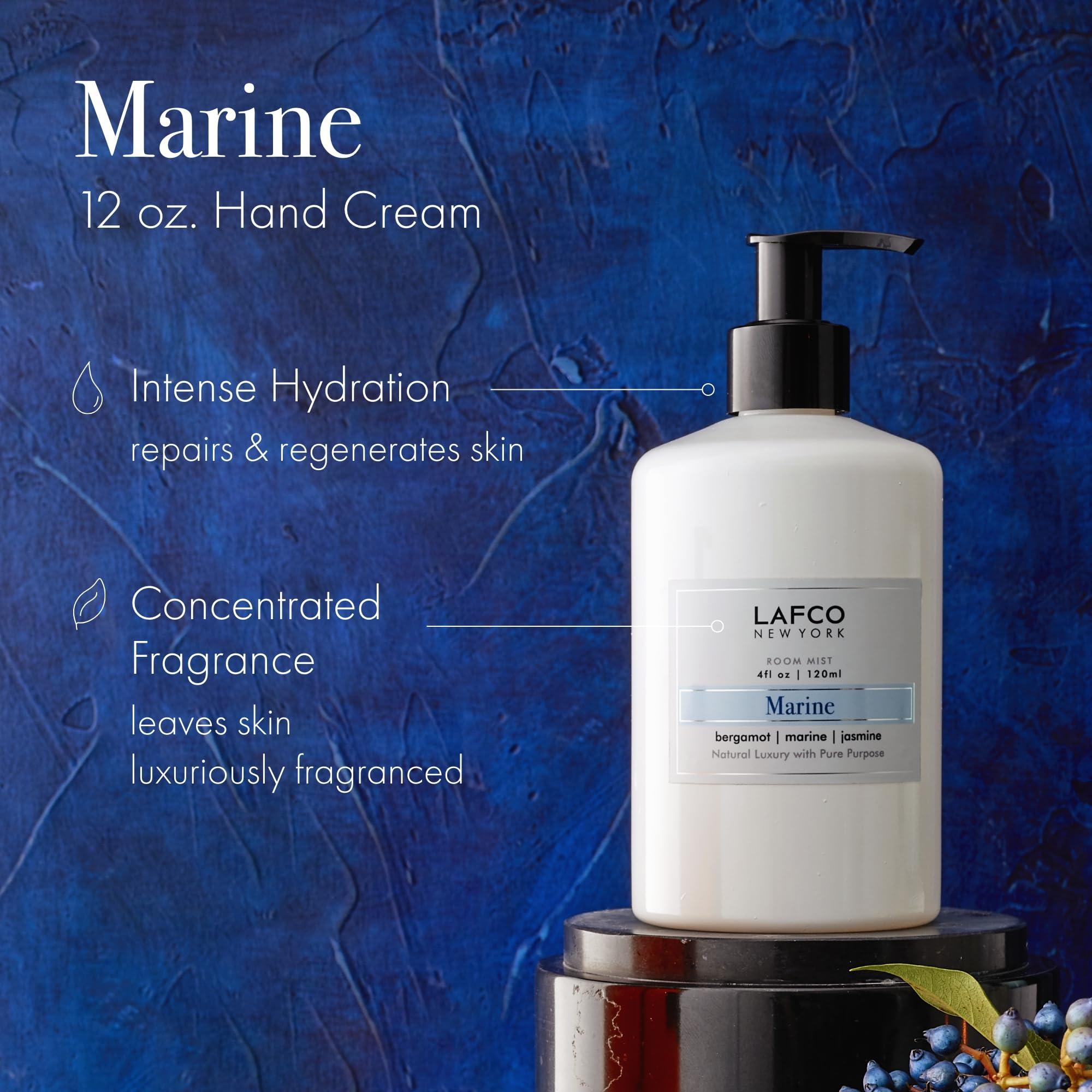 LAFCO New York LAFCO New York Hand Cream, Marine - 12 oz - Restores & Repairs Skin - All Skin Types - Hypoallergenic, Synthetic Free & Cruelty Free - Made in Italy