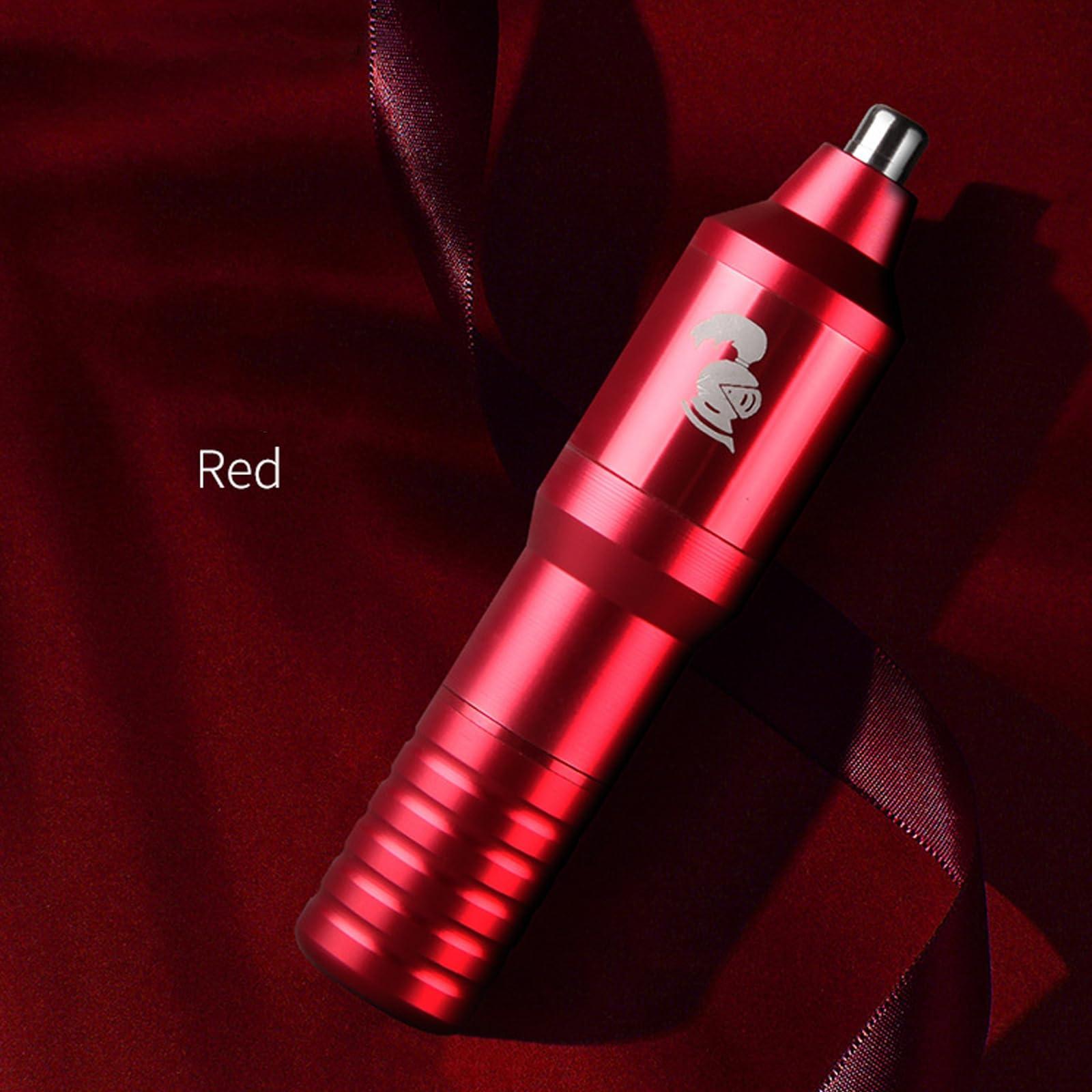 ROCILA Tattoo Pen, Tattoo Equipment Rotary Tattoo Machine Tattoo Kit Tattoo Equipment Supplies Professionals And Beginners (Ink Not Included),Red