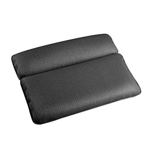 FANCYPUMPKIN Luxury HOM Spa Bath Pillows with Strong Suction Cups for Bathtub, Hot Tub-Black