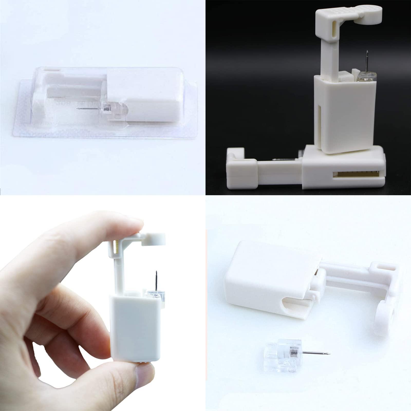 SCUMSXSM Nose Piercing Gun - 2 Pack Safety Disposable Nose Percinging Kit with 10 Pcs Nose Rings Stud Self Piercings Kits