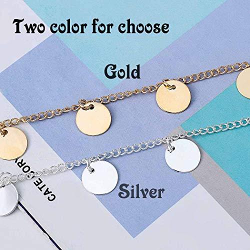 Asooll Asooll Boho Sequins Layered Festival Headband Fashion Jewelry Headchain Prom Custume Accessories for Women and Girls (SILVER)