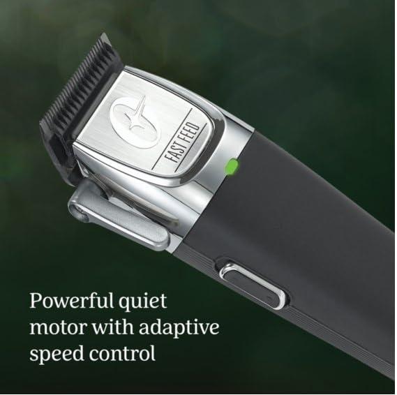 Oster Oster Professional Fast Feed Cordless Clipper Black, Clippers Ideal for Cutting and Fading All Hair Types, Including Thick, Thin, Tangled, Wet, or Dry