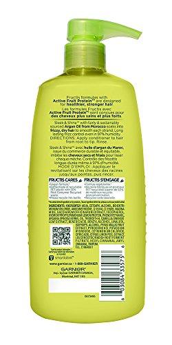 Garnier Garnier Fructis Sleek and Shine Conditioner for Frizzy Hair, 33.8 Ounce Bottle