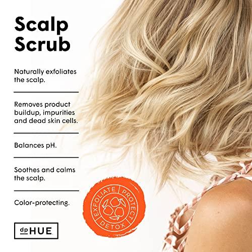 dpHUE dpHUE Apple Cider Vinegar Scalp Scrub - 9 oz, Pack of 2 - Natural Exfoliating Scrub & Dry Scalp Treatment - With Pink Himalayan Sea Salt, Aloe Vera & Avocado Oil - Gluten Free, Vegan