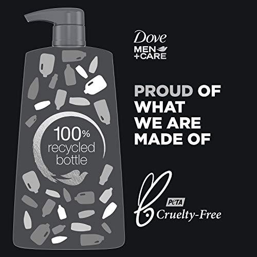 Suave Dove Men+Care Men Shampoo For Healthy-Looking Hair Charcoal + Clay Naturally Derived Plant Based Cleansers 25.4 oz