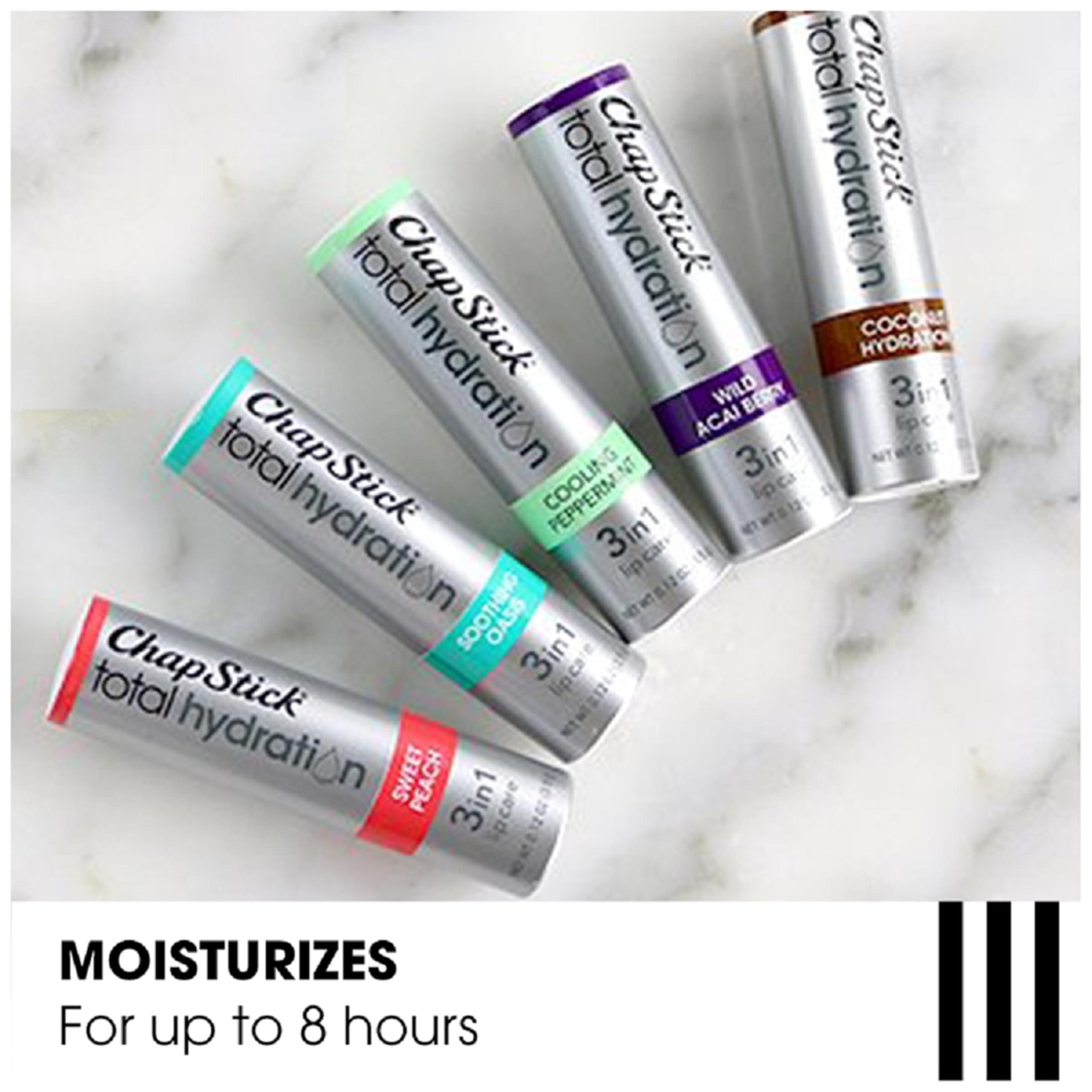 ChapStick ChapStick Total Hydration Soothing Oasis Moisturizing Lip Balm Tube, Lip Balm for Lip Care - 0.12 Oz