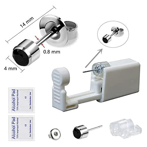HYJLPAF HYJLPAF Ear Piercing Kit 2 Pack Self Ear Piercing Gun, Disposable Ear Pearcings Kit with 14 Piece Earring Studs Safety Ear Piercing Gun Kit Tool