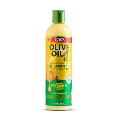 ORS ORS Olive Oil Moisture Restore Creamy Aloe Shampoo, Fortifying Cream Hair Dress, Strengthen & Nourish Replenishing Conditioner - Bundle