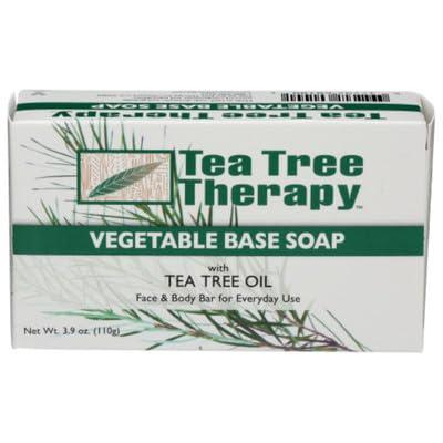 Tea Tree Therapy Soap, Vegetable Base w/Tea Tree Oil, 3.5 oz.
