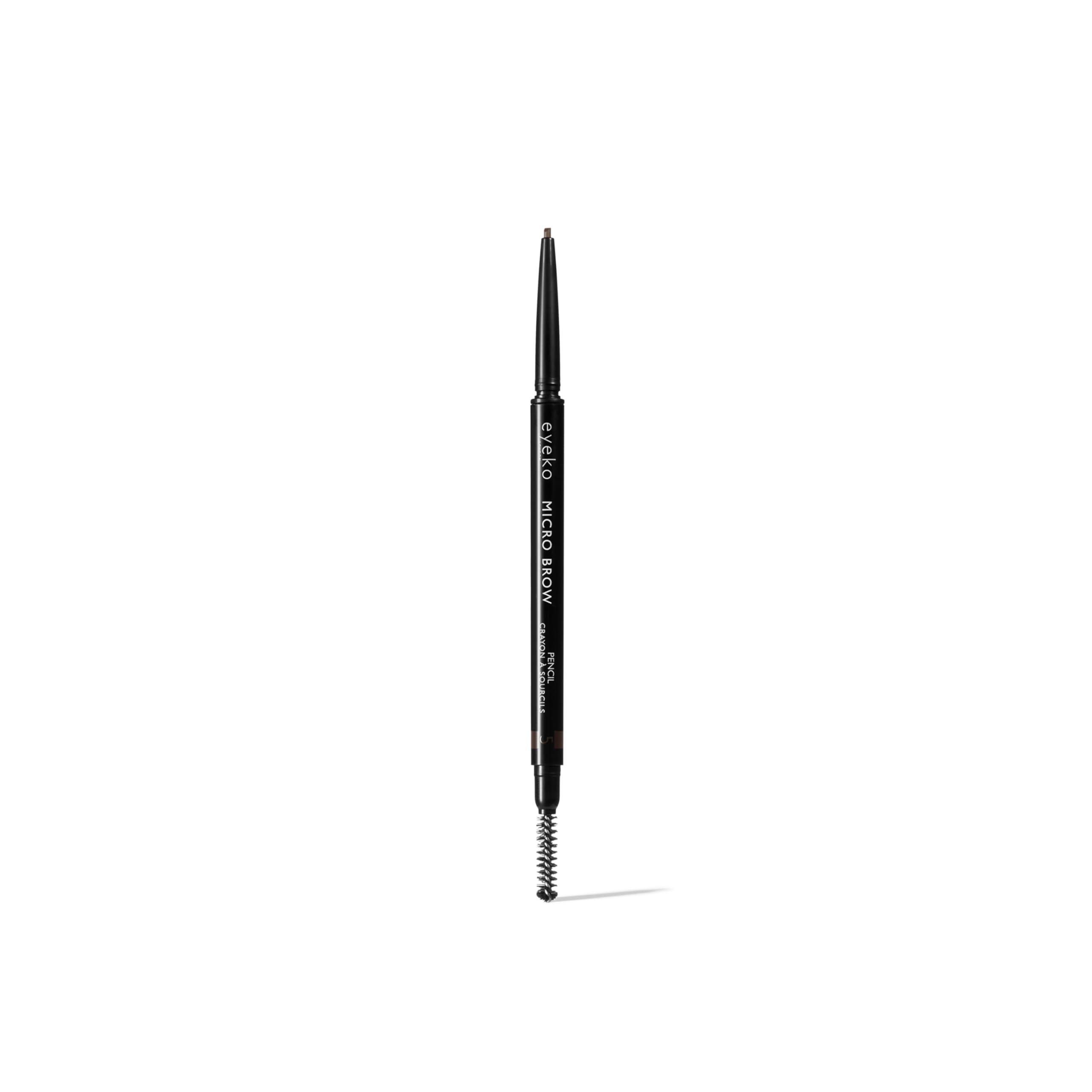 Eyeko Eyeko Micro Brow Pencil - 5 Warm Black Brown - Natural Precision for Eyebrows - Draw Hair-Like Strokes - Vegan
