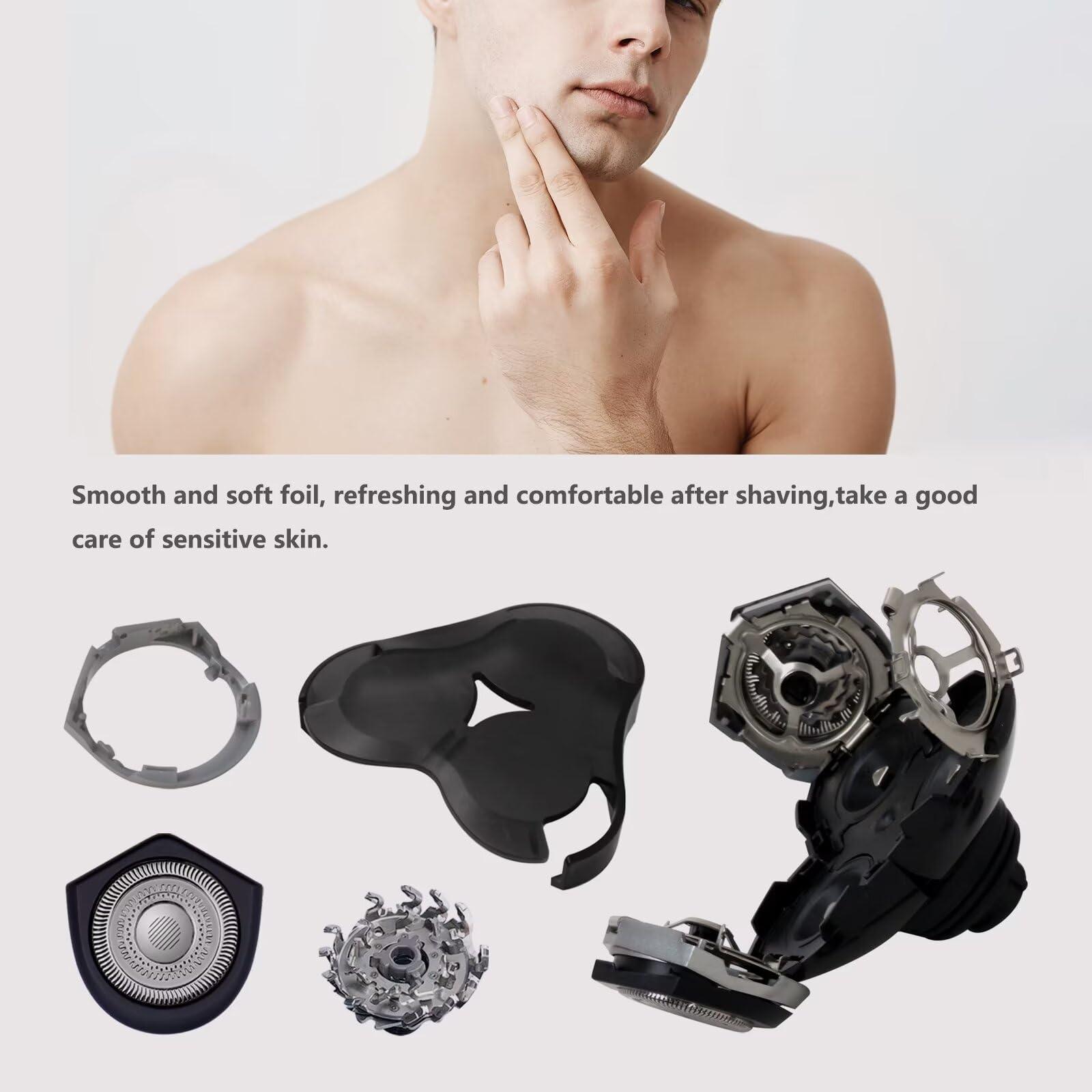 YTXXDEUS RQ12 Sensotouch 3D Compatible Shaver Head for Philips Norelco RQ12 3D 1250X 1255X 1260X 1280X 1290X 8000X RQ10 Sensotouch 3D Arcitec Razor Shaving Unit Triple 3D by YTXXDEUS
