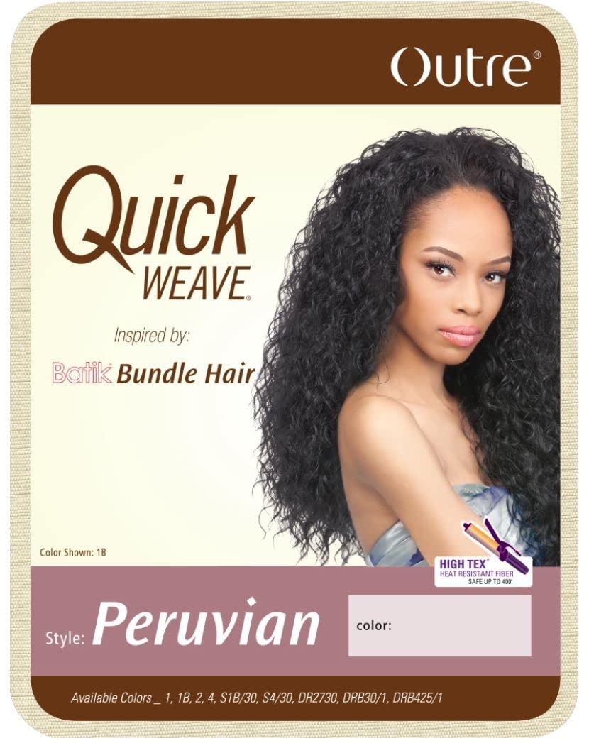 Outre Outre Quick Weave Synthetic Half Wig - Peruvian-1B