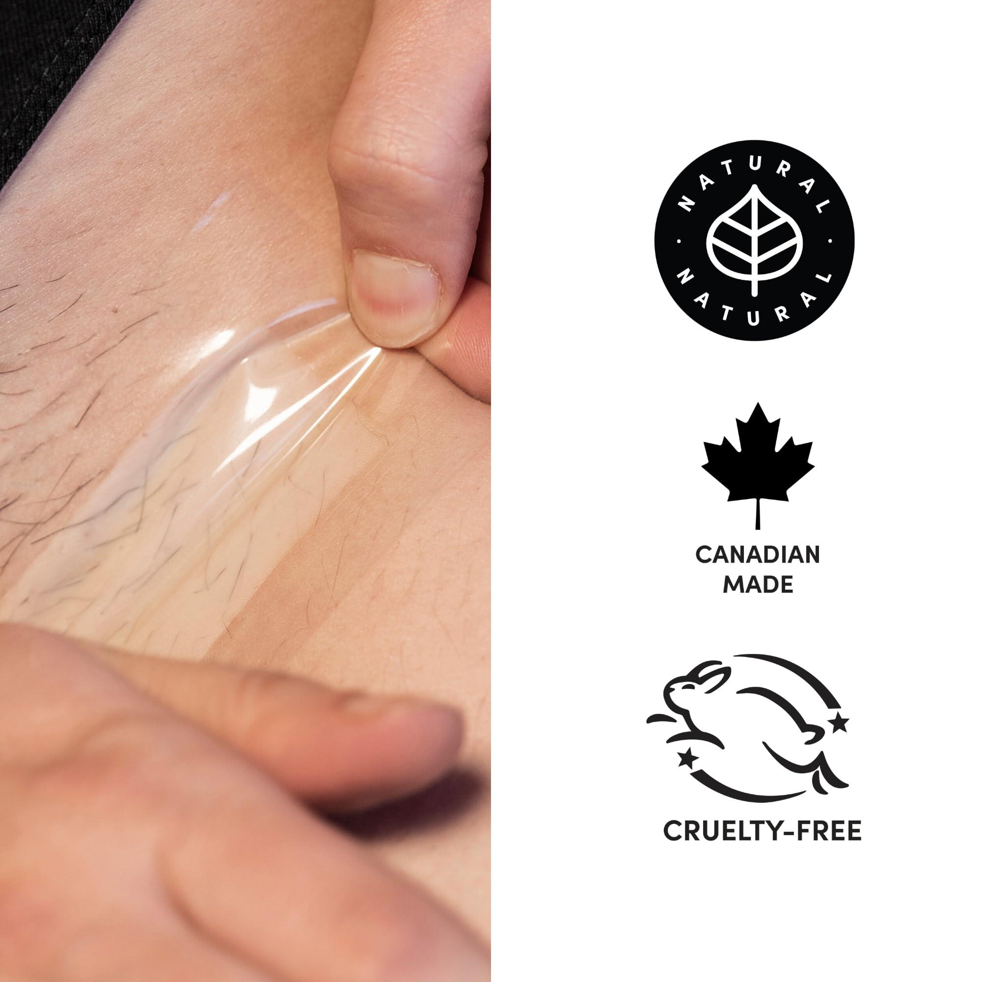 Parissa Parissa Legs & Body 24 Biodegradable Wax Strips Kit for At-Home Hair Removal with Ready-to-Use Large Wax Strips for All Hair Types, Pink (PW-ST40)