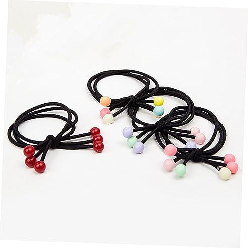 balacoo Balacoo 30 pcs hair ties for fine hair knotted elastic hair Ponytail Holder Hair Accessories Elastic Hair tie women hair accessories stretch hair ring hair rope Miss rubber band elasticity