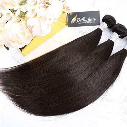 Bella Hair Bella Hair Full Cuticle Aligned Straight Human Hair Bundles 12inch – 40inch Natural Color Virgin Hair Weave Extensions 24"26"28"