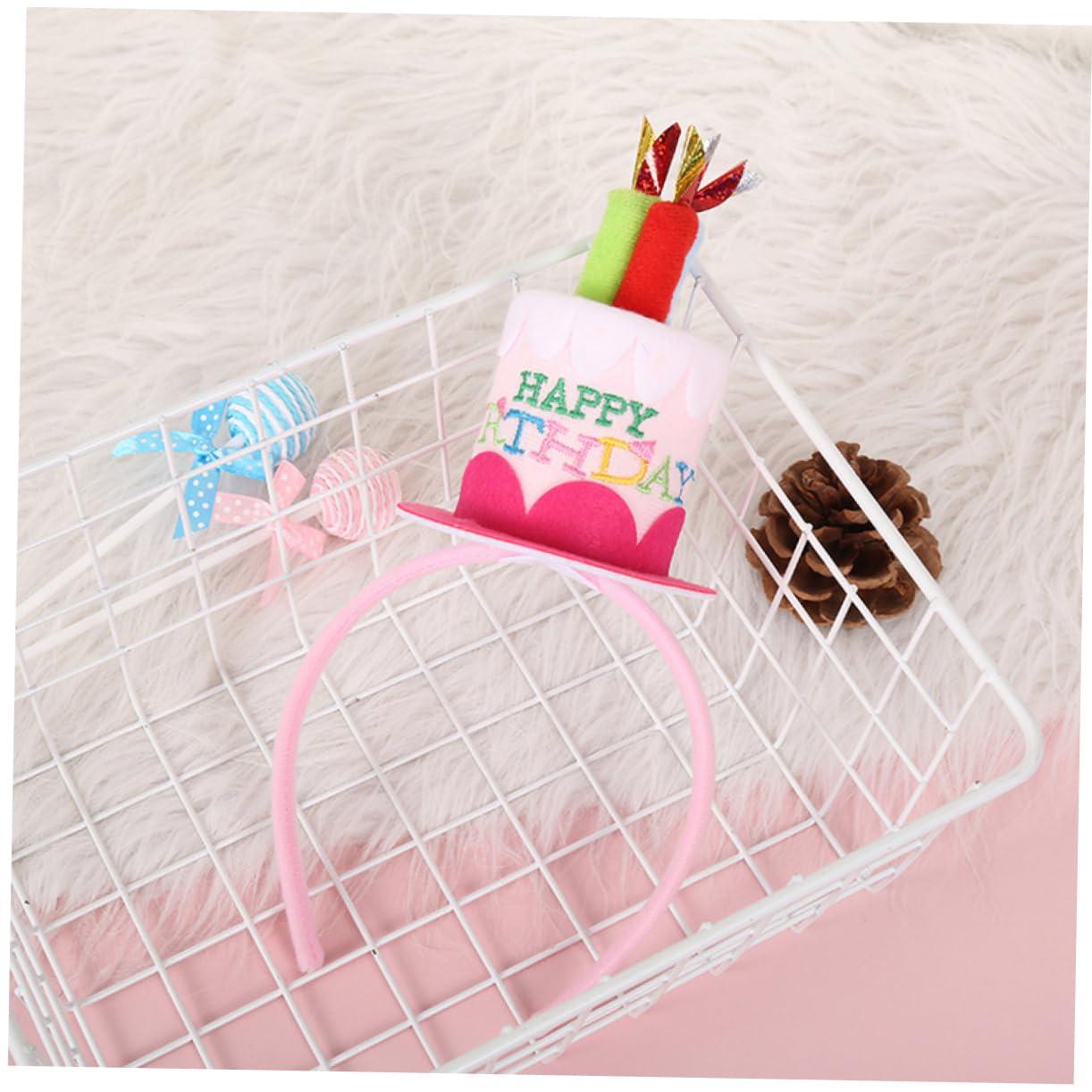 NOLITOY NOLITOY Candle Headband Party Accessory for Boys and Girls 3PCS Boys and Girls Party Hair Hoops Birthday Theme Easy Wear