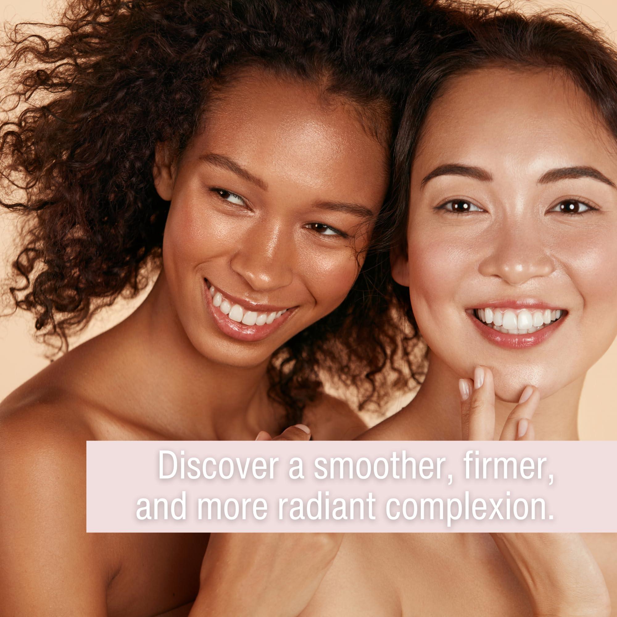 WILMA SCHUMANN Collagen Moisturizing Serum + Eye Contour Serum Bundle, Reduces Fine Lines and Wrinkles, Set Includes (2) 1OZ/30ML Bottles