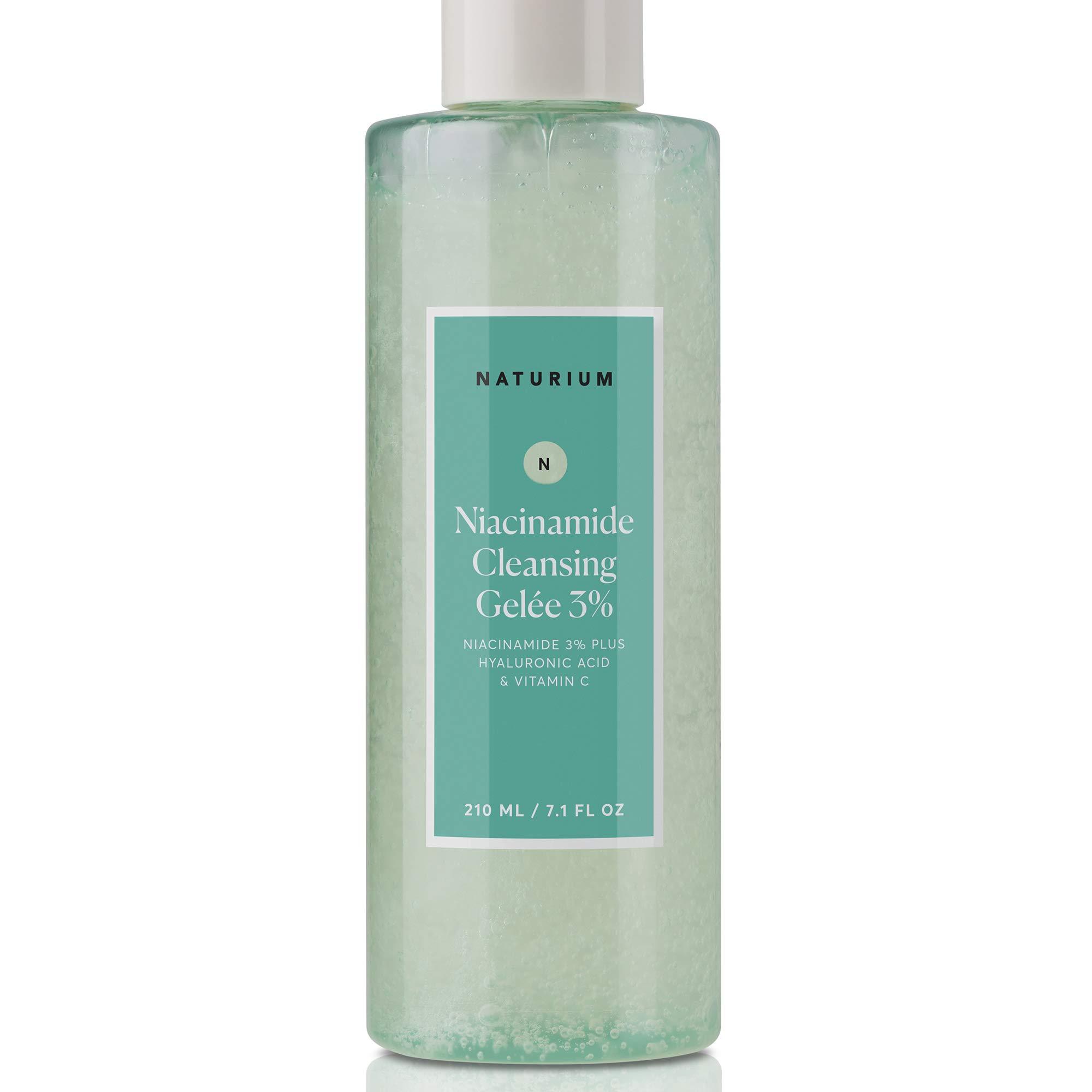 Naturium Naturium Cleanse & Hydrate Duo, Niacinamide Cleansing Gelee 3% & Multi-Peptide Moisturizer, Daily Face Wash Routine