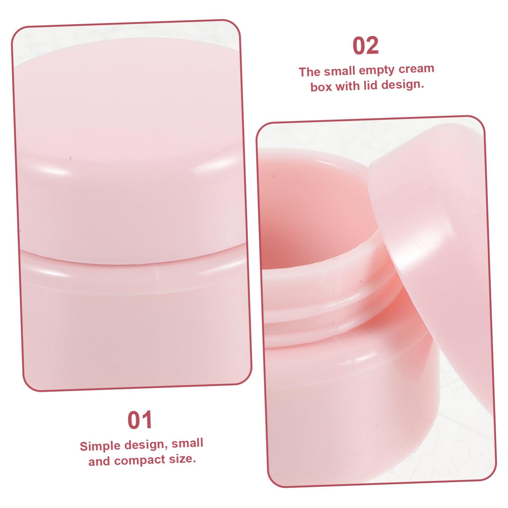 STOBOK STOBOK 12 Pcs Cream Box Body Butter Containers Travel Containers for Toiletries 3g Plastic Jars Makeup Sample Container Empty Sample Containers Lip Balm Jars Mini Travel Can Pp Filling