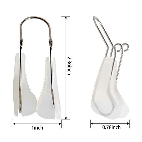 Meservice Nose Shaper Clip Nose Beauty Up Lifting Silicone Pain-Free Nose Bridge Straightener Corrector Slimming Rhinoplasty Device for Wide Crooked Nose High Up Tool