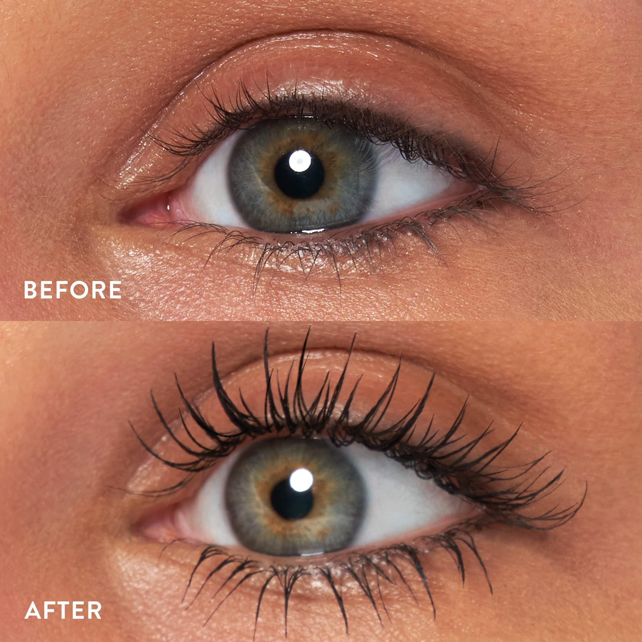 LAURA GELLER NEW YORK LAURA GELLER NEW YORK Kajal Longwear Mascara - Lengthening, Defining, Curling, Buildable Formula Eye Makeup - Innovative Curling Brush - 1 count