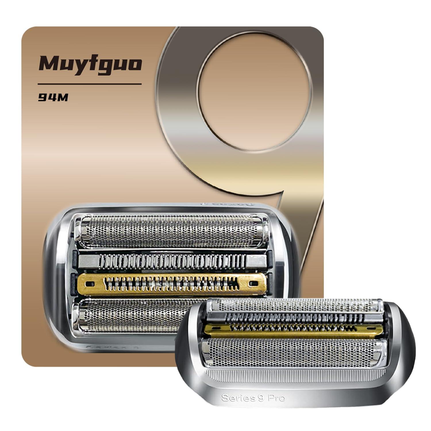Muyfguo 94M Electric Replacement Shaver Head Accessories for Braun Series 9 Shaving Razor Head, Suitable for Braun S9 9290cc, 9291cc, 9370cc, 9376cc, 9293s, 9260s, 9295cc, 9385cc,