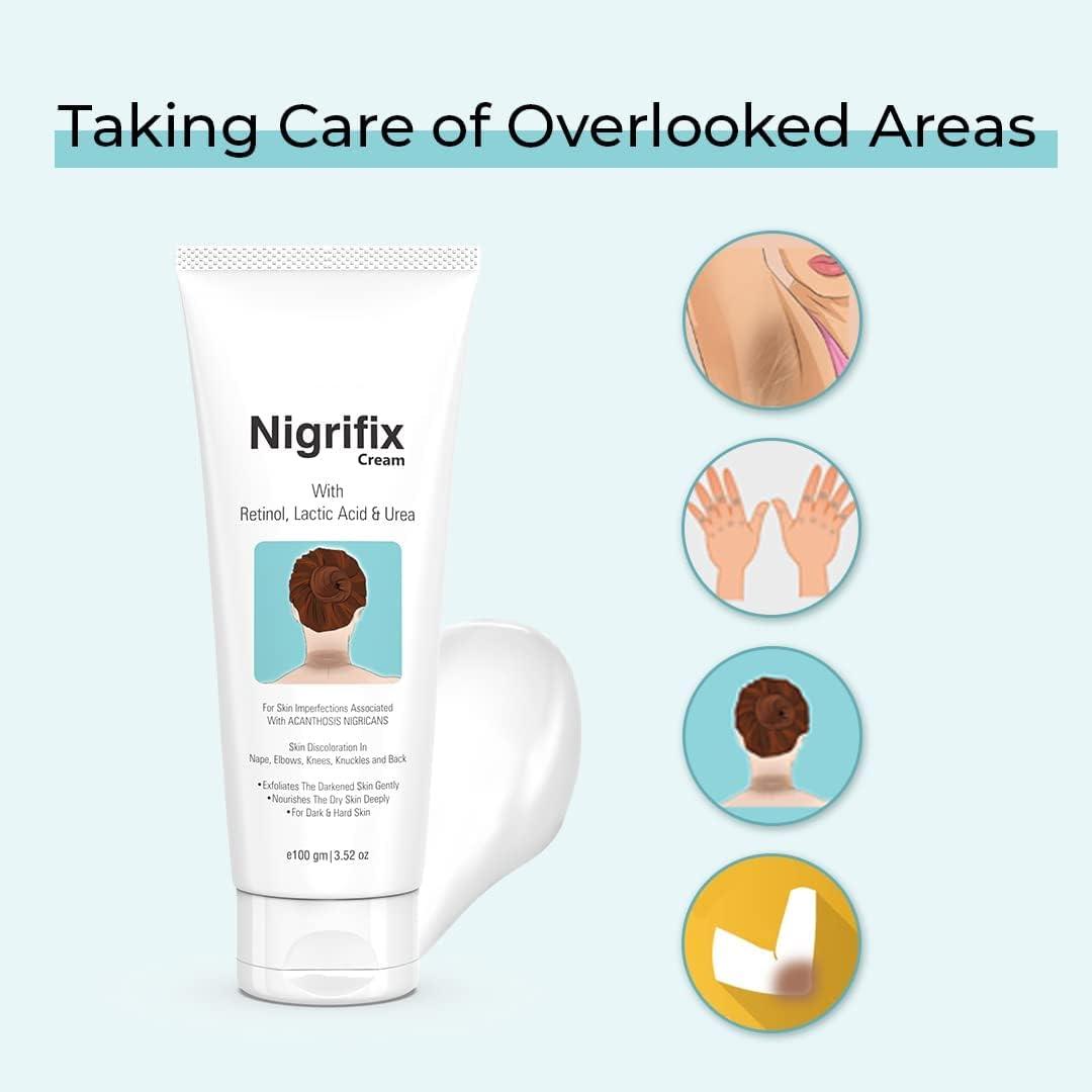 deyltas Cream for Acanthosis Nigricans | for Dark Body Parts Like Neck, Knuckles, Armpits, Ankles, Thighs, Elbows | Exfoliant- 100g