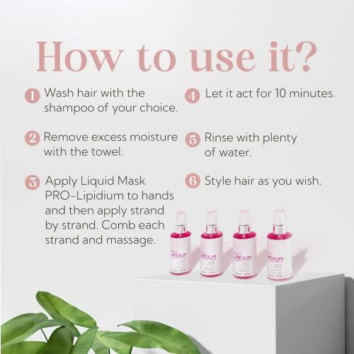 MAXLISS PROFESSIONAL MAXLISS PROFESSIONAL Pro Lipidium Hair Repair Mask, Deep Nutrition for Dry and Damaged Hair, with Macadamia Oil, Olive Oil, Argan Oil and Sesame Oil, 2 Oz