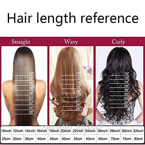 RemeeHi RemeeHi Micro Links Brazilian Hair Extensions Wavy Curly Micro Loop Ring Hair Extensions Remy Hair Extensions 50g 100s 24 Inch 16# Golden Blonde