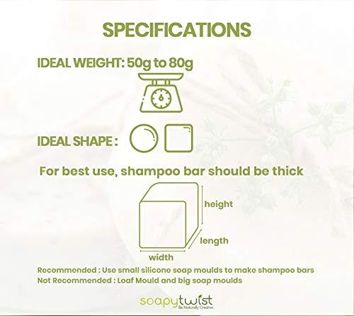 Soapy Twist Soapy Twist Shampoo Bar Base, 300g, Sulfate Free, Paraben Free