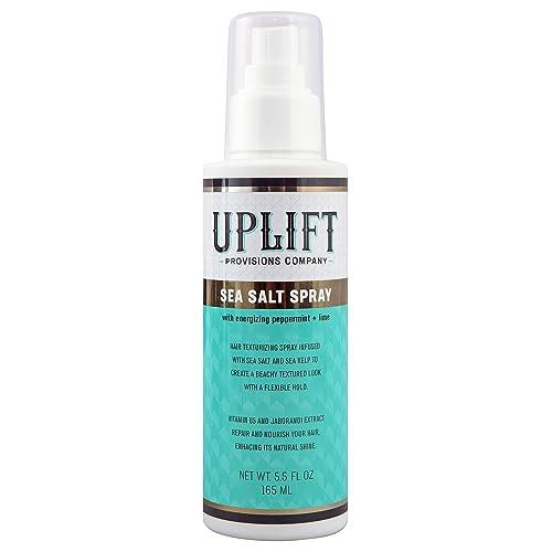 Uplift Provisions Company Uplift Provisions Company Sea Salt Spray - Versatile Texture Spray for Hair to Achieve Perfect Beach Waves, Amplify Curly Hair, or Boost Volume in Fine or Thin Strands - 5.5 oz