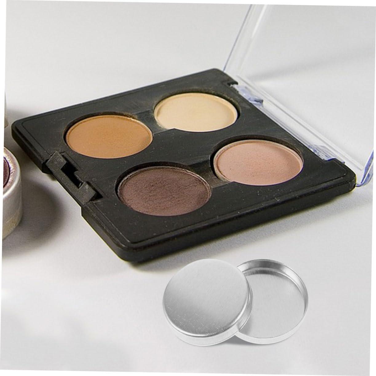Beatifufu Beatifufu Elegant Metal Eyeshadow Pans 30pcs Empty Pans for Cosmetics Palette Refillable Makeup Pans