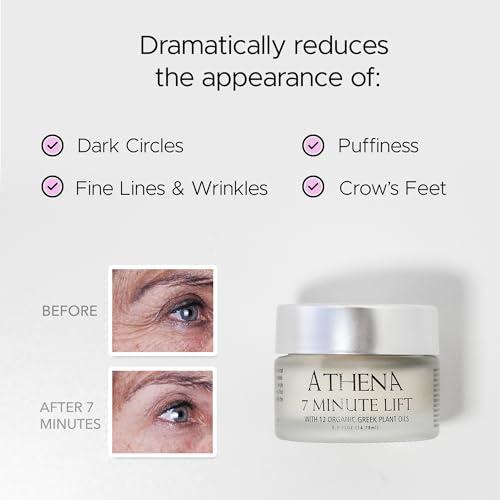 Athena 7 Minute Lift ATHENA 7 MINUTE LIFT - Instant Face Lift Cream - Results in 7 minutes - Eye, Neck, Face Tightening, Lifting & Firming Serum - Anti-Wrinkle Cream - ALL ORGANIC