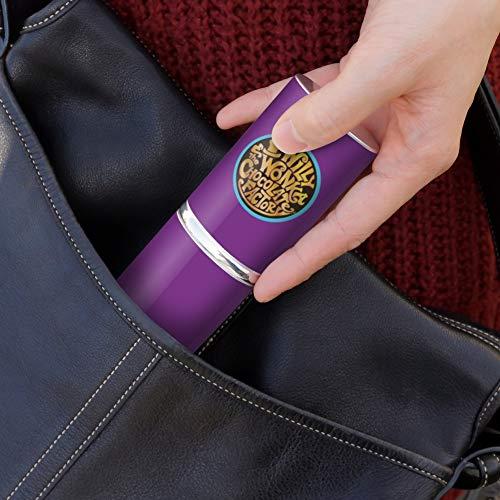 GRAPHICS & MORE Willy Wonka and the Chocolate Factory Logo Stainless Steel Manicure Pedicure Grooming Beauty Care Travel Kit