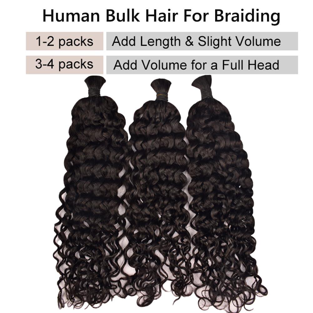 Kiss darling LASHES Italian Curly Bulk Human Hair for Braiding No Weft Micro Braiding Hair Braids Extensions 100% Unprocessed Virgin Human Hair Extensions Remy Bulk Hair 28inch