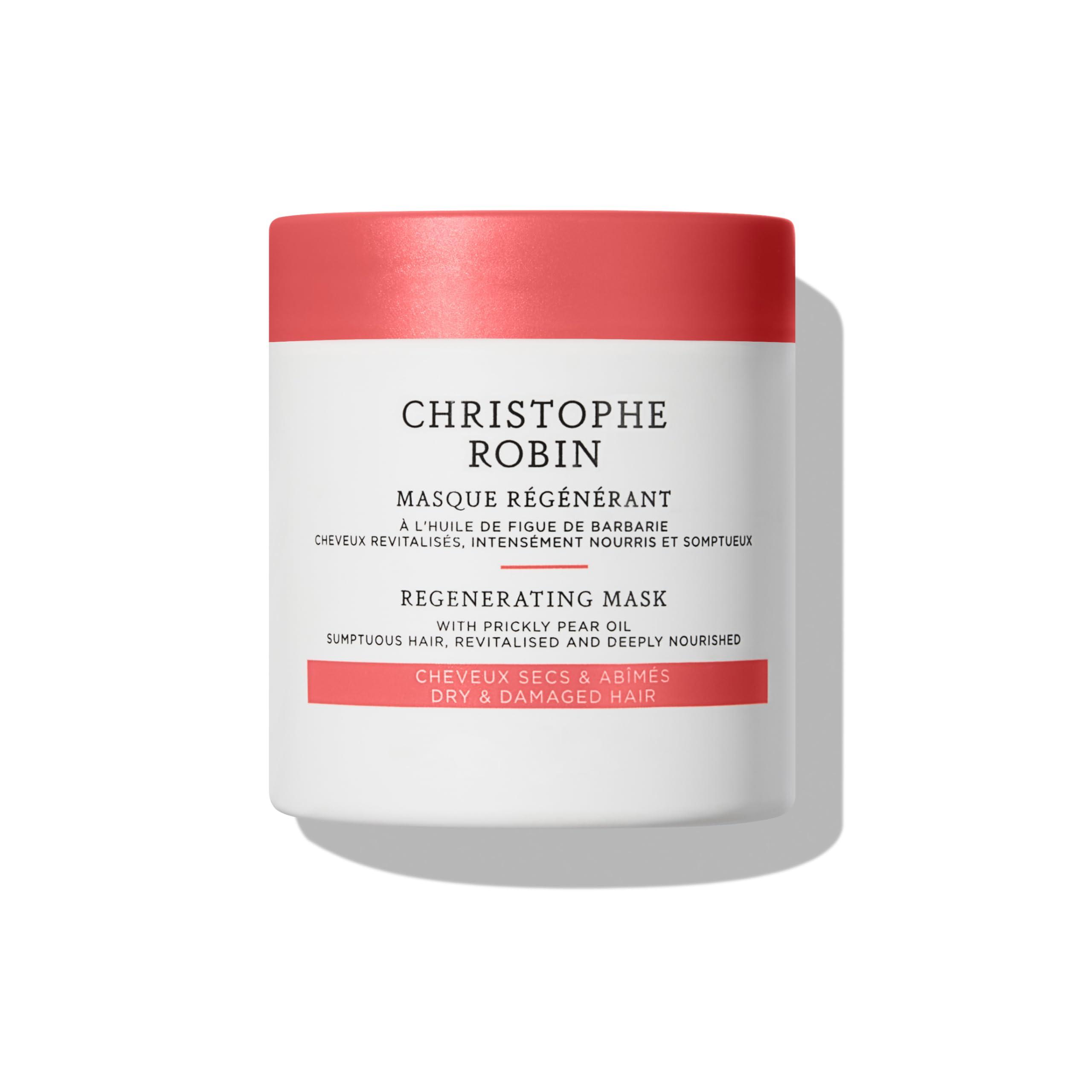 Christophe Robin Christophe Robin Regenerating Mask with Prickly Pear Seed Oil for Dry, Damaged and Chemically Treated Hair 75ml, Travel Size