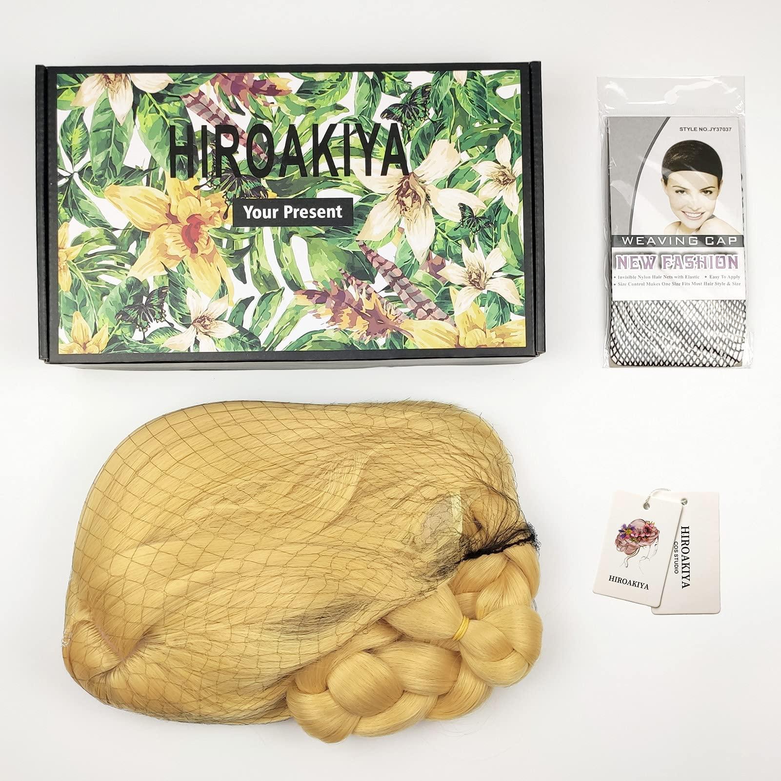 HIROAKIYA HIROAKIYA Shenhe Wig, Genshin Impact Shenhe Cosplay Wig with Wig Cap, Length approx.75cm