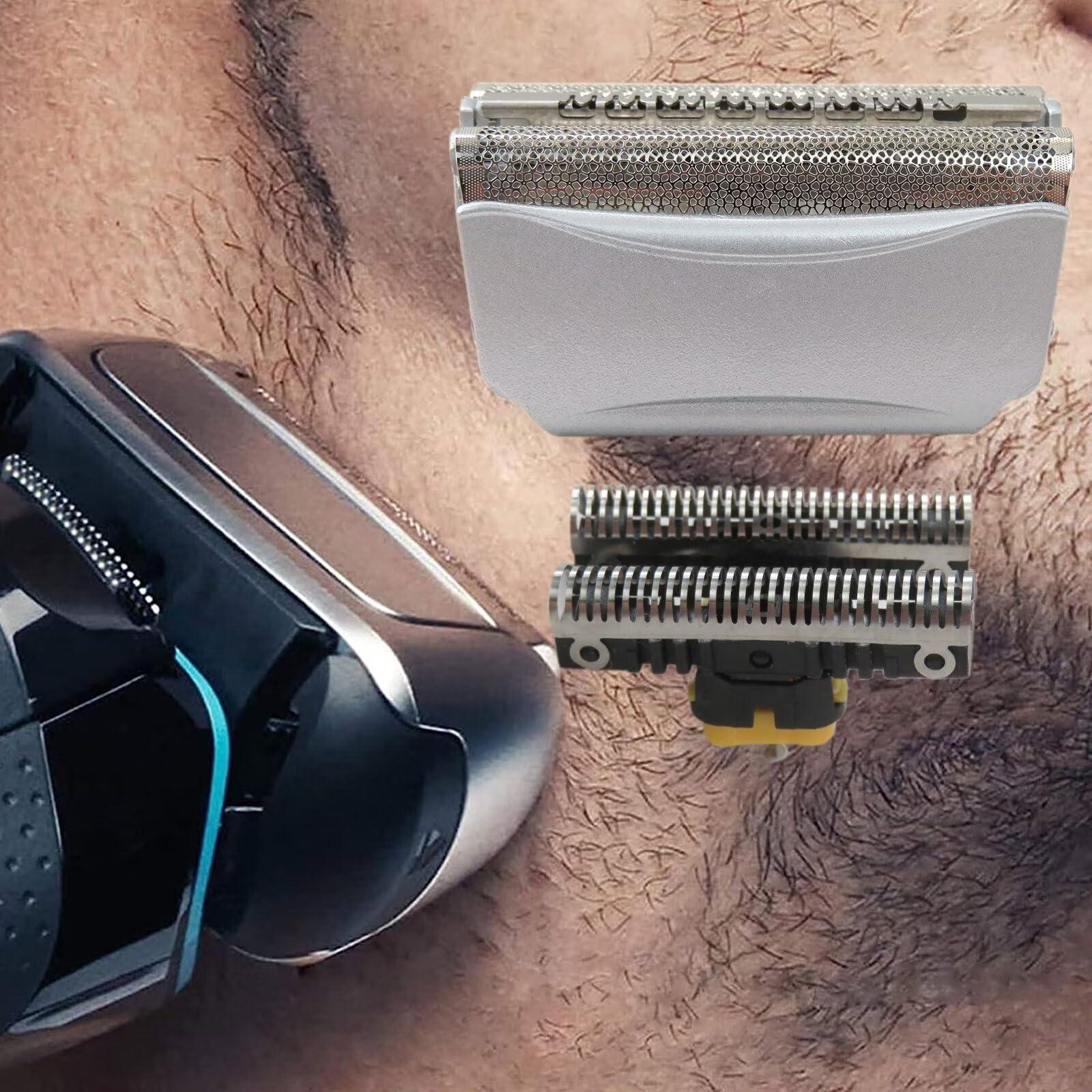 Colorpp Colorpp 2024 Upgraded 51S Silver 8000 Series Shaver Foil Replace Head for Braun WaterFlex 8795 8581 8583 8585 8588 8590 8781 8783 8790