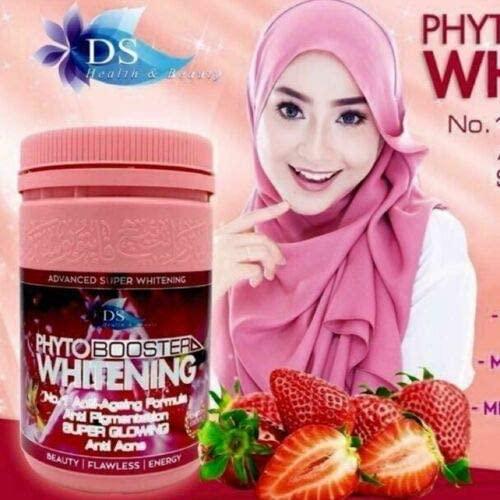 QGS QGS Phyto Booster Whitening Anti-Aging Formula - Advanced Collagen for All Skin Tones, 120ml Powder