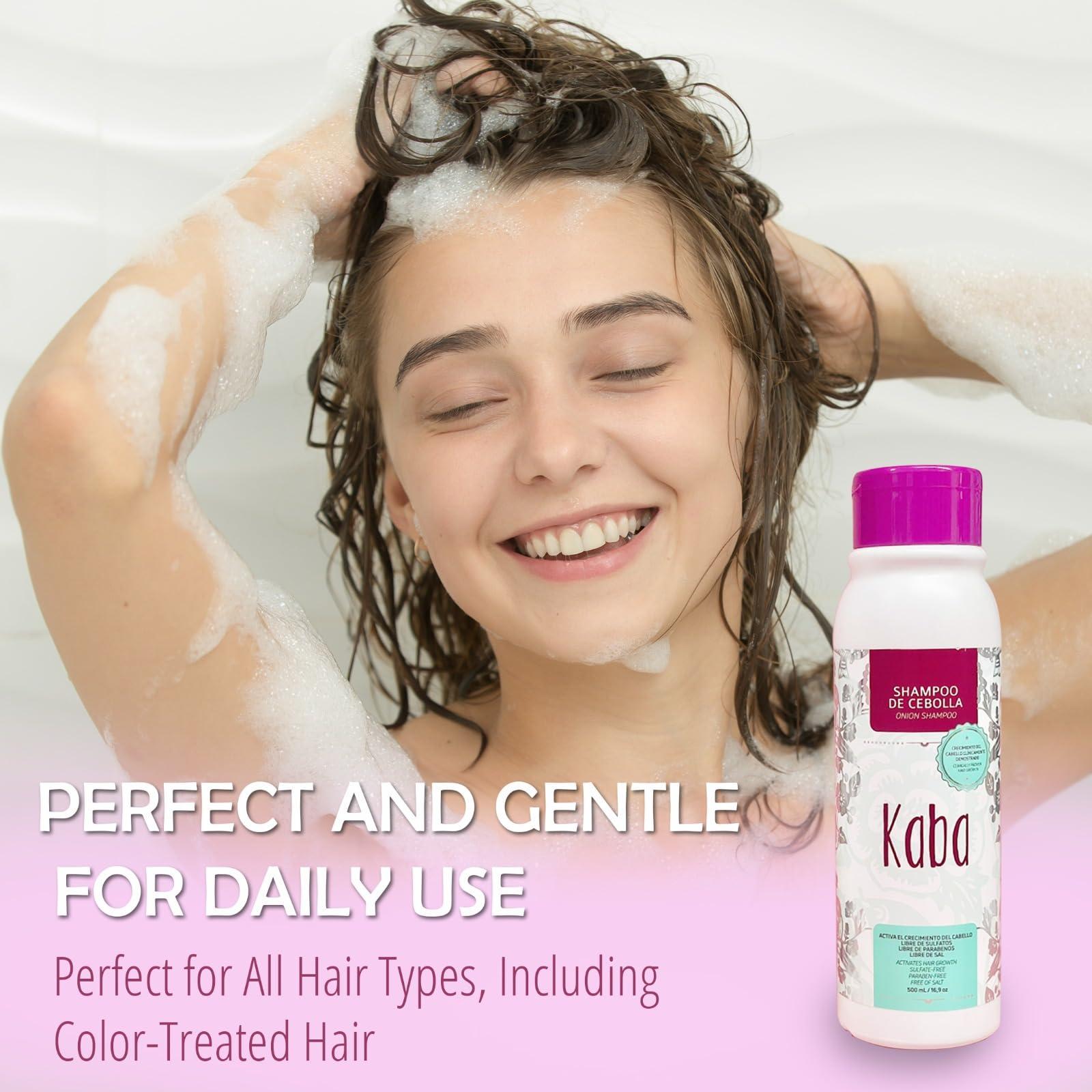 Generic Onion Shampoo for Hair Growth Sulfate-Free, Paraben-Free, Silicone-Free Stimulates Faster Hair Growth, Reduces Hair Loss, Deep Cleans Scalp, 500ml, Ideal for All Hair Types, No Onion Smell