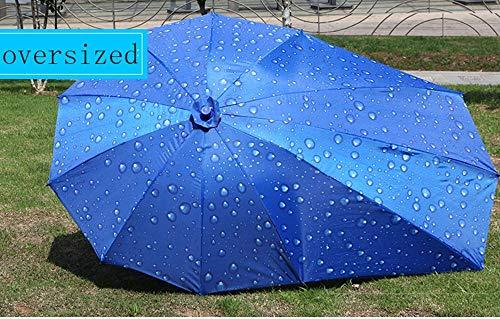 AKKY AKKY Bicycle Rain and Sun Protector Cover with Windshield, Oversized Umbrella Aluminum Connector Foldable Adjustable Holder Umbrella for Motorcycle,Electric Car