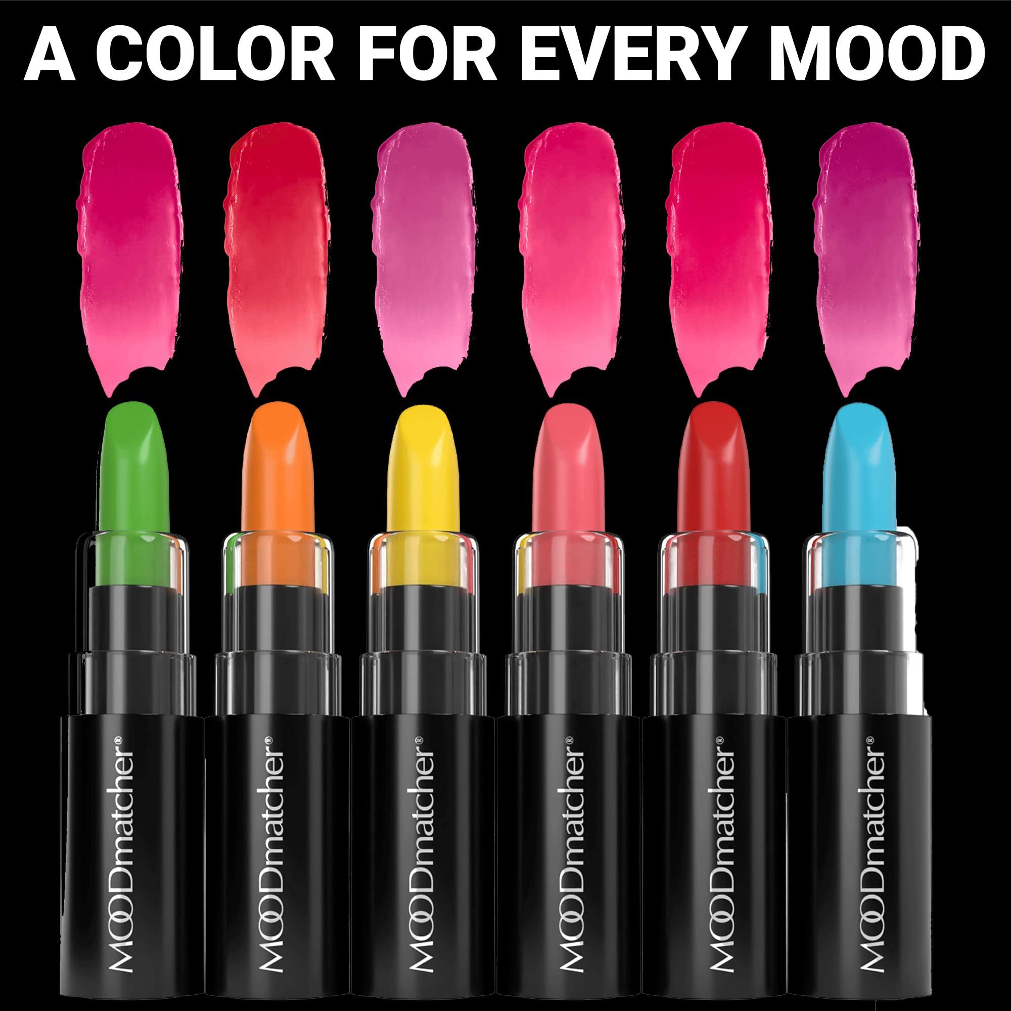 MOOD MATCHER MOODmatcher Original Color Changing Lipstick 12 Hours Long-Lasting, Moisturizing, Smudge-Proof, Glamorous Personalized Color, Premium Quality Made in USA (Red)